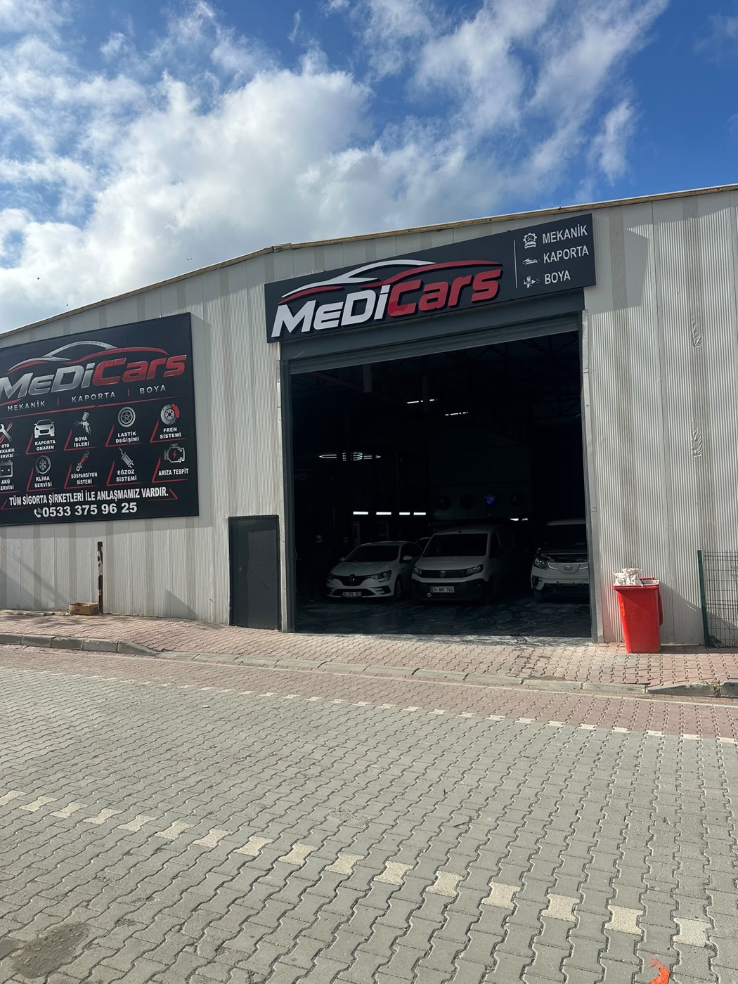 MeDiCars tabelası